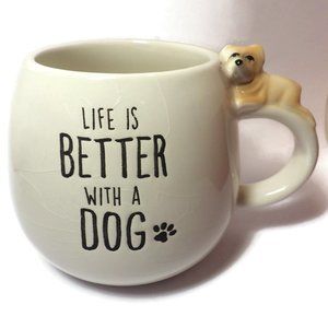 "Life is Better with a Dog" Mug by Eccola